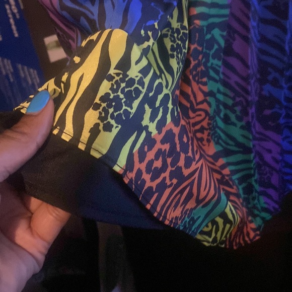 Colorful animal print skirt - Picture 2 of 2